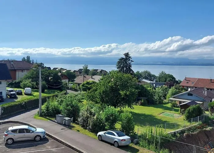 Appart Cosy Avec Vue Sur Le Lac Leman